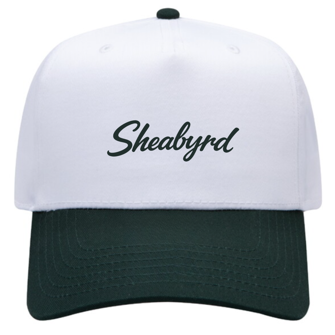 Sheabyrd Essentials Hat | Snapback Structured Front 5 panel cap | Sheabyrd Design Lab