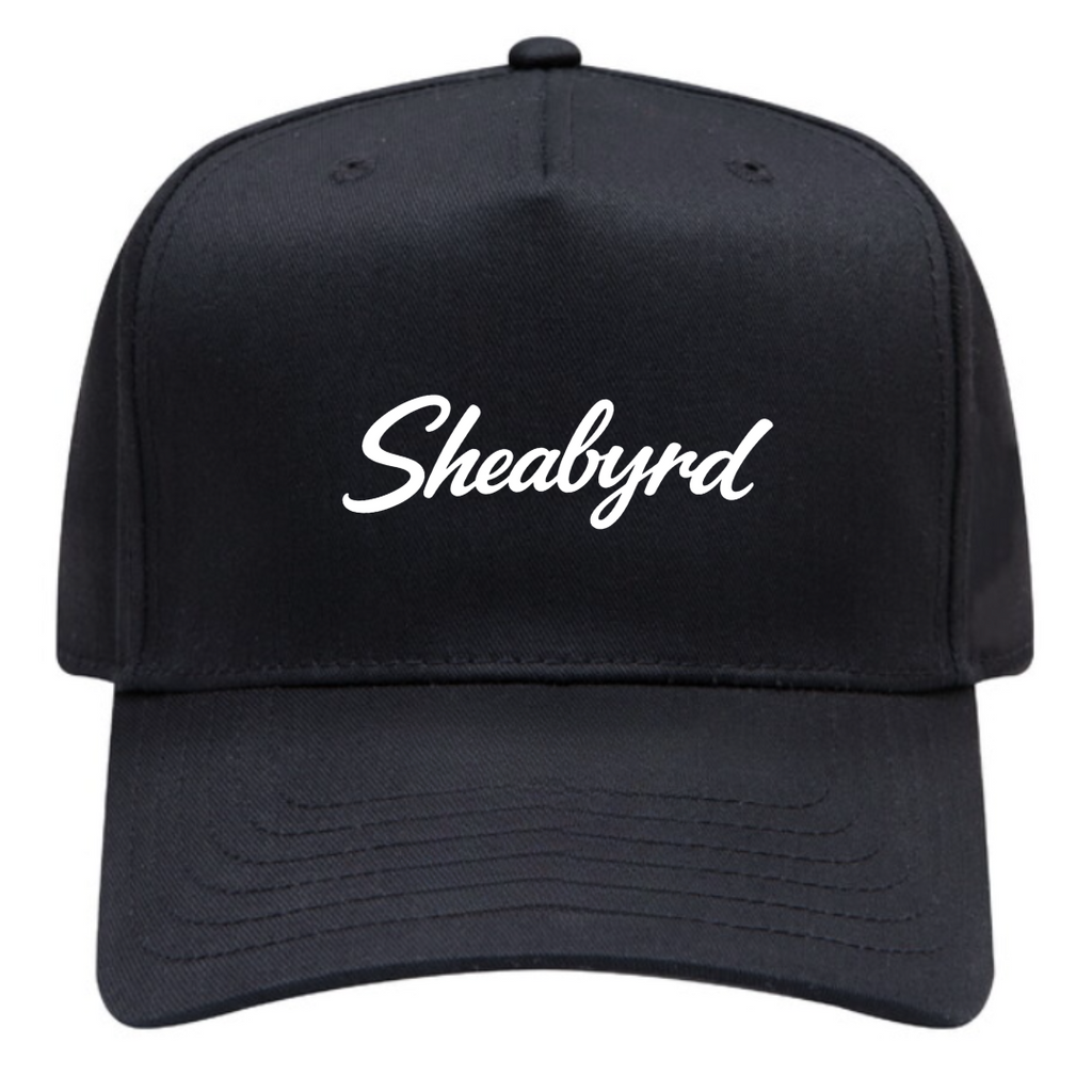 Sheabyrd Essentials Hat | Snapback Structured Front 5 panel cap | Sheabyrd Design Lab