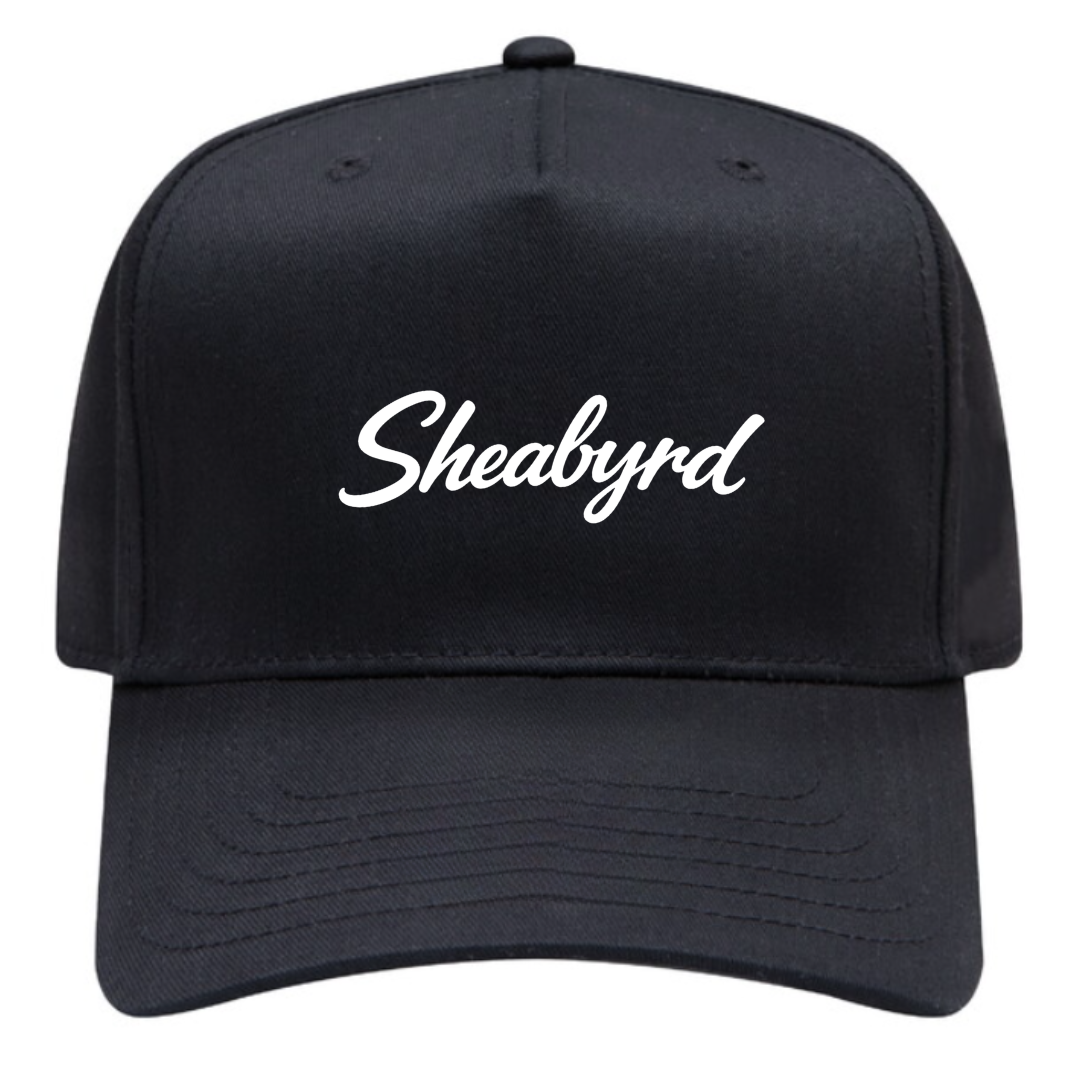 Sheabyrd Essentials Hat | Snapback Structured Front 5 panel cap | Sheabyrd Design Lab