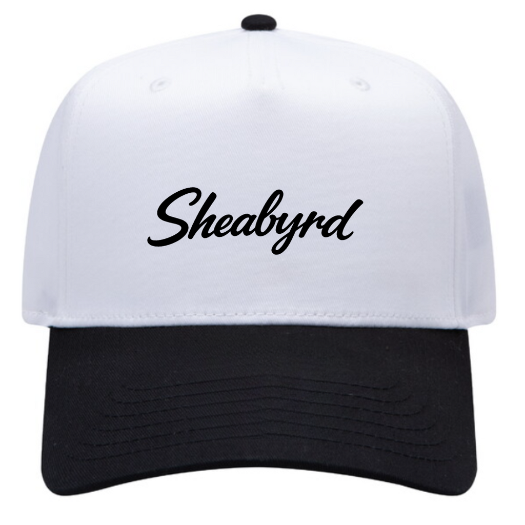Sheabyrd Essentials Hat | Snapback Structured Front 5 panel cap | Sheabyrd Design Lab