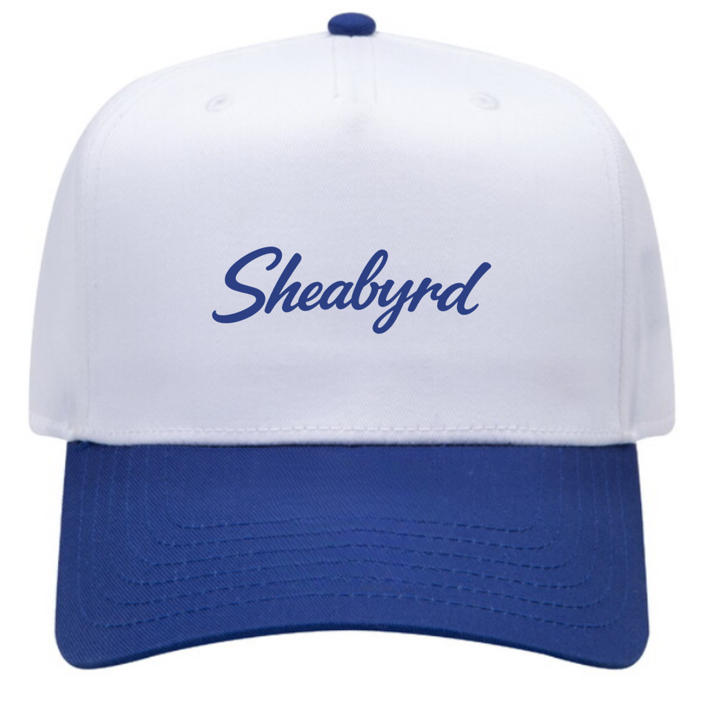 Sheabyrd Essentials Hat | Snapback Structured Front 5 panel cap | Sheabyrd Design Lab