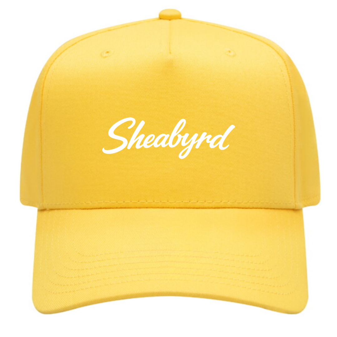 Sheabyrd Essentials Hat | Snapback Structured Front 5 panel cap | Sheabyrd Design Lab