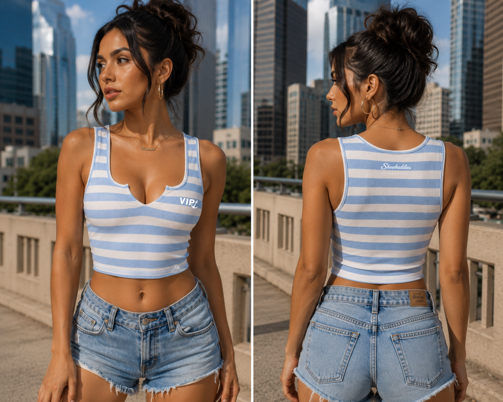 VIP | Do Better Tank Crop Top | Fitted Cotton Sleeveless