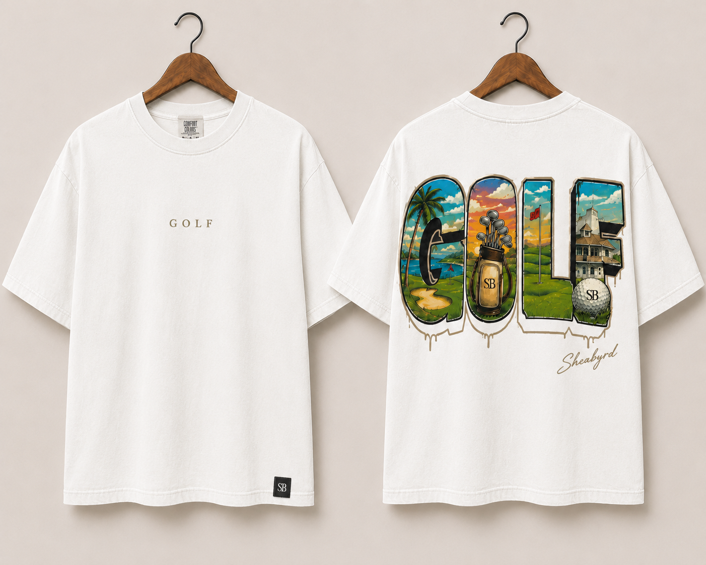 Sheabyrdies Premium Graphic Golf Tee | Performance Golf T-Shirt | Sheabyrd Design Lab