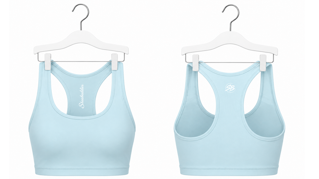 Sheabaddies Racerback Sports Bra | Sheabyrd Design Lab