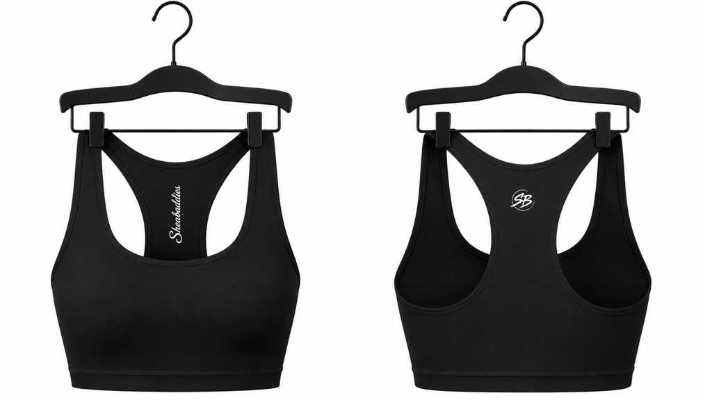 Sheabaddies Racerback Sports Bra | Sheabyrd Design Lab