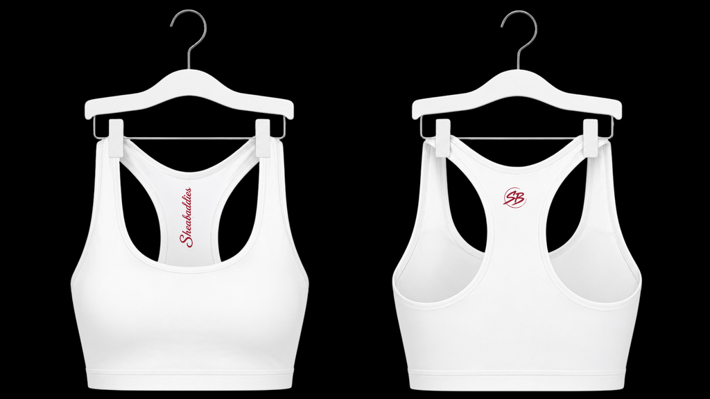 Sheabaddies Racerback Sports Bra | Sheabyrd Design Lab
